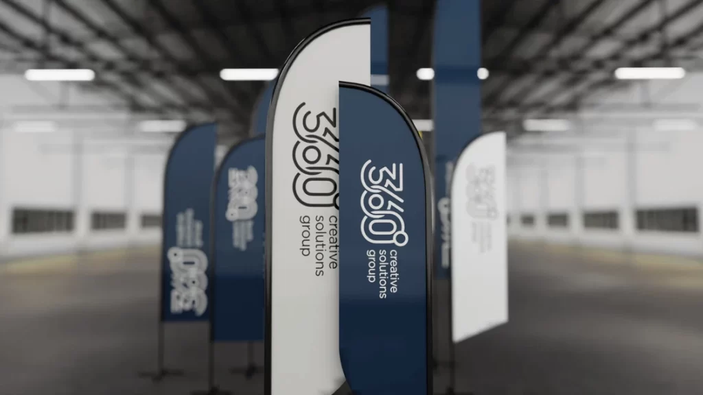 360CSG Exterior Banners Flags Blade Flags