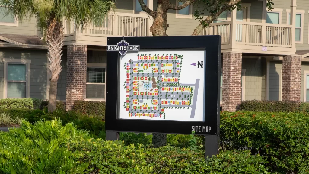 360CSG Exterior Directional Wayfinding Knightshade