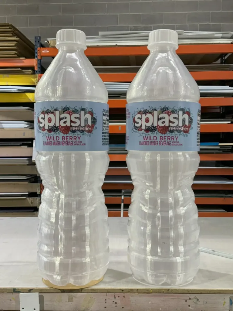 Custom Fabricated Bottles by  360CSG for Walmart - SpringGrillin event